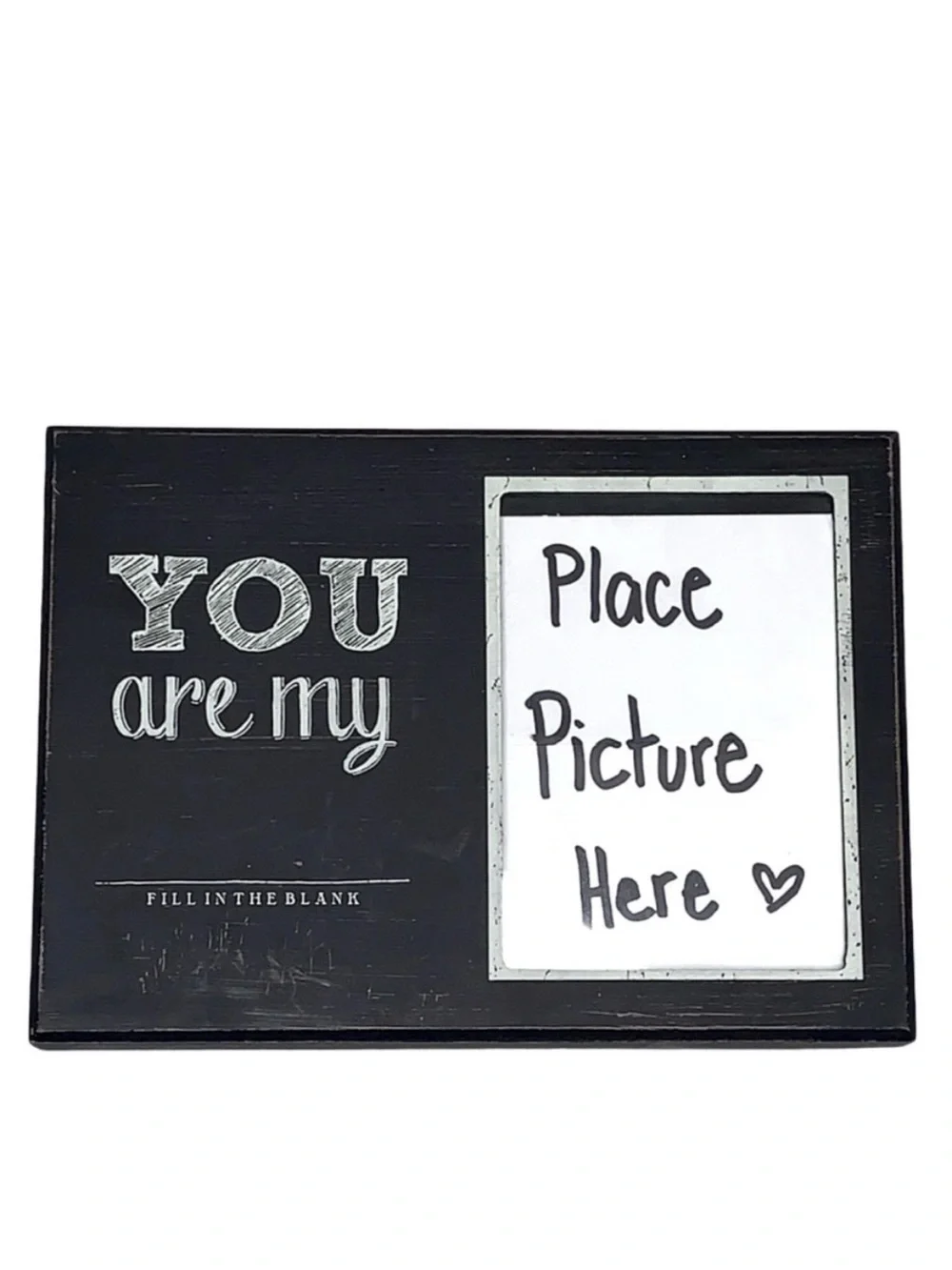 Urban Outfitters Artsy DIY Fill In the Blank Picture Frame Rustic Black White